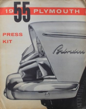 Plymouth Belvedere Modellprogramm 1955 Pressemappe (2063)